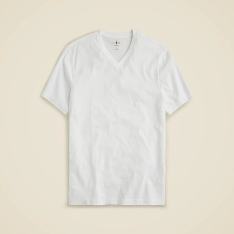 Broken-in V-neck T-shirt