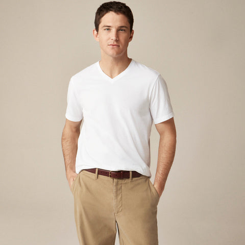 Broken-in V-neck T-shirt