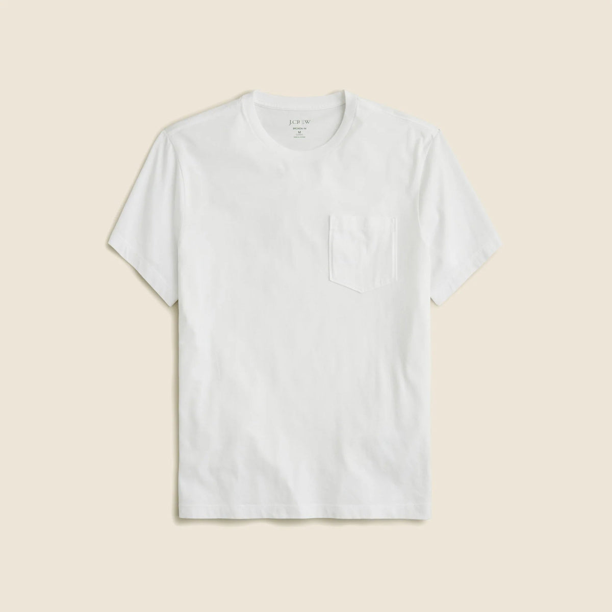 Broken-in pocket T-shirt