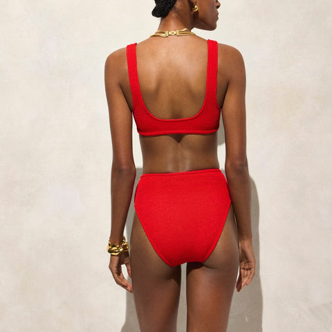 Claudia O-ring scrunchie bikini top