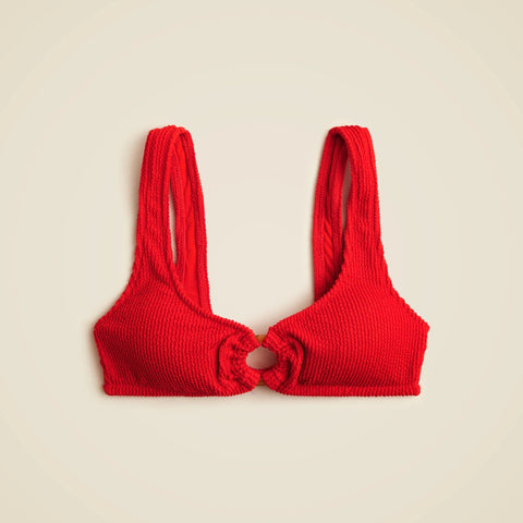 Claudia O-ring scrunchie bikini top