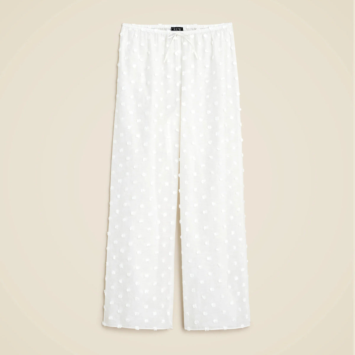 Beach pant with pom-poms