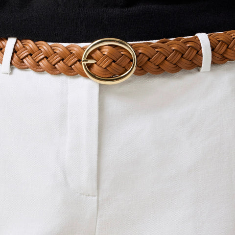 Kaya pant in stretch linen blend