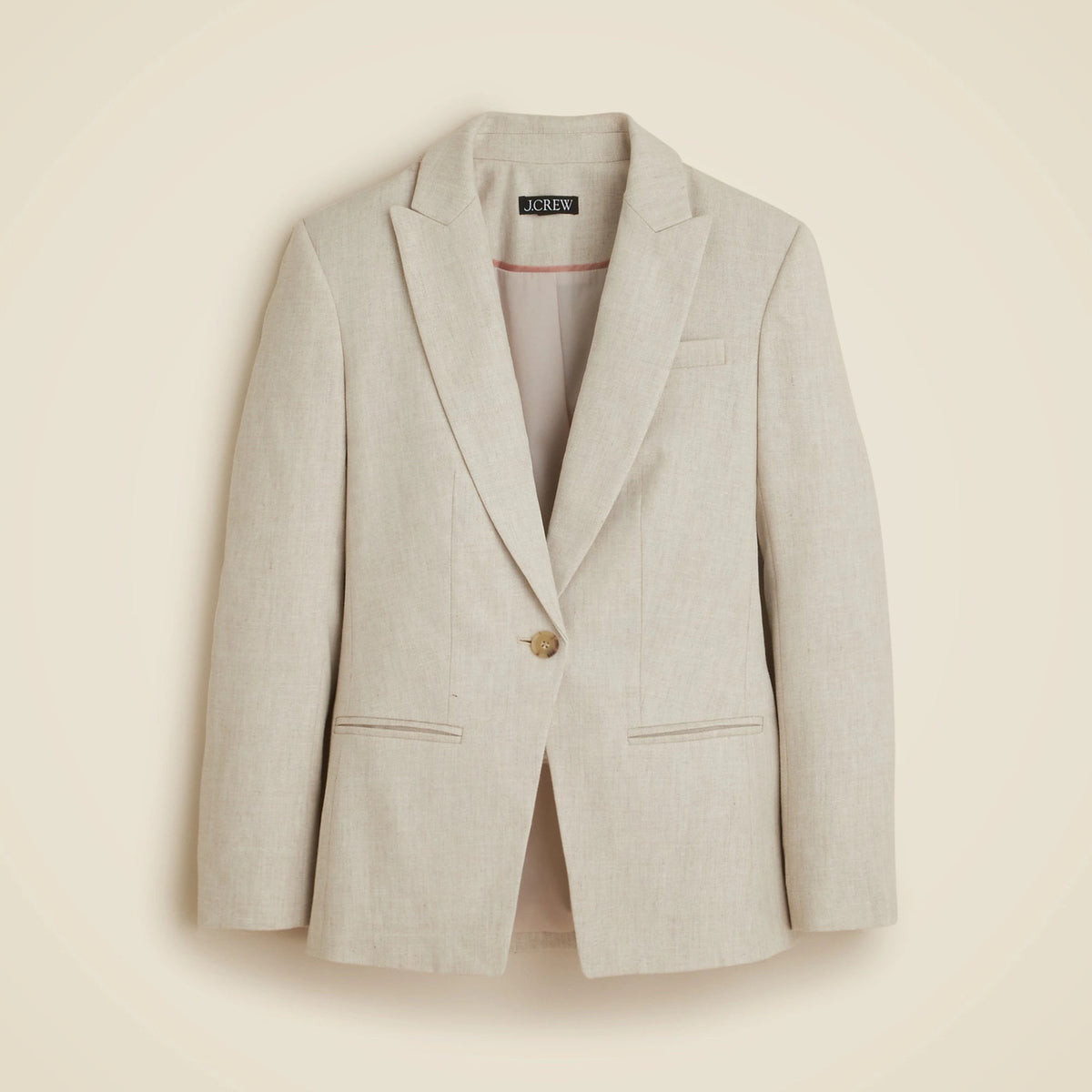 Alexandra blazer in stretch linen blend