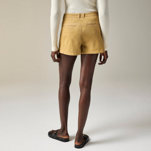 3" pleated heritage chino short