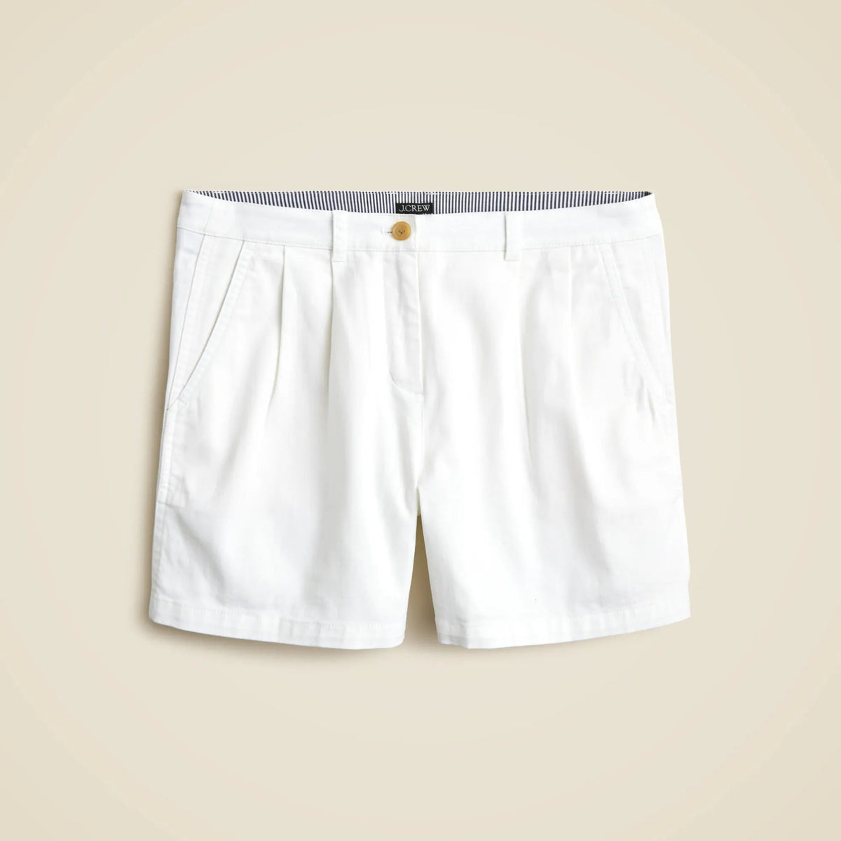 5" pleated heritage chino short