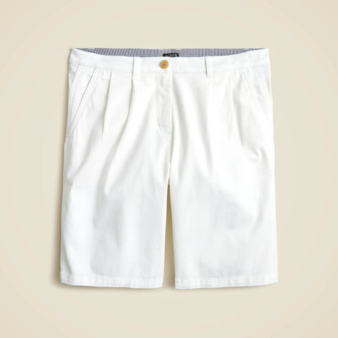 9" pleated heritage chino short