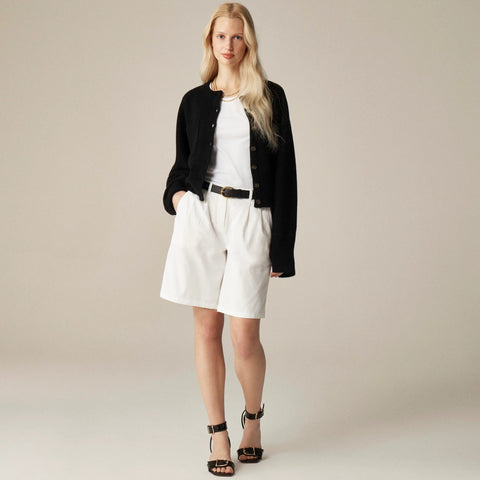 9" pleated heritage chino short