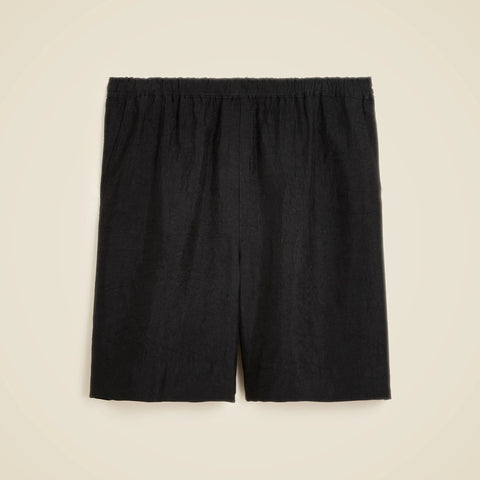 7" Stratus short in textured satin