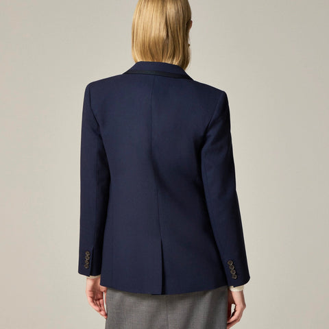 Vivienne blazer in Italian stretch merino wool blend