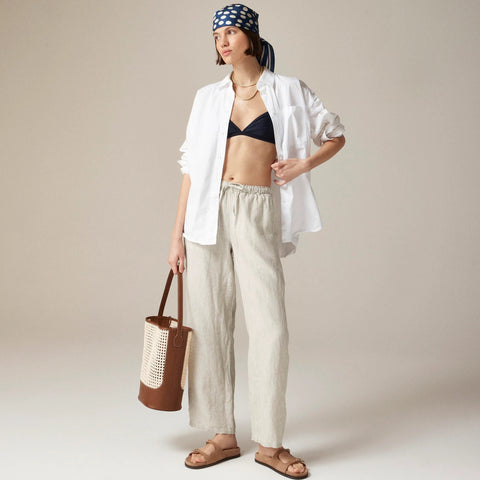 Petite new Soleil pant in linen