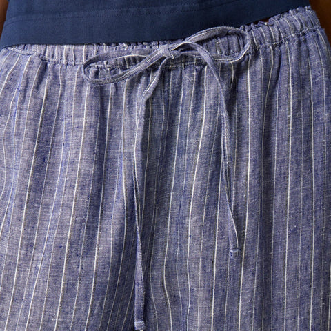 New Soleil pant in striped linen