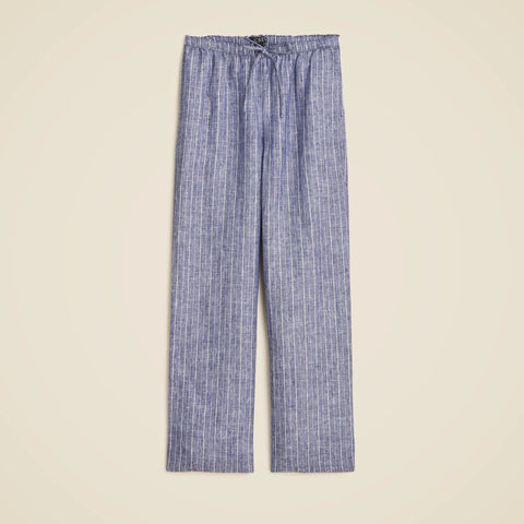New Soleil pant in striped linen