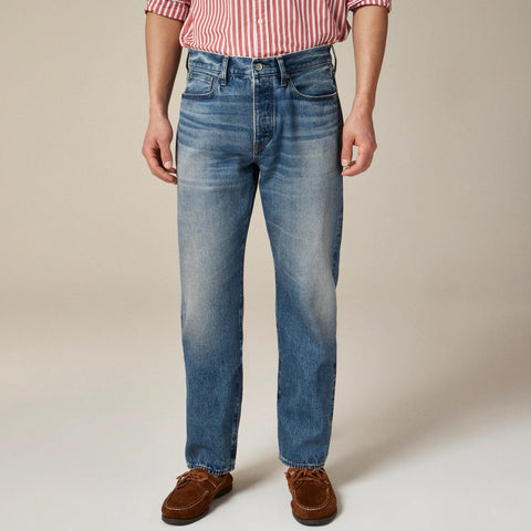 Classic jean in medium wash Japanese selvedge denim