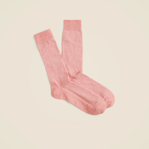 Texture-stripe socks