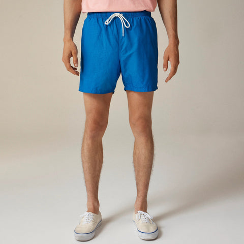 6" swim trunk in jacquard