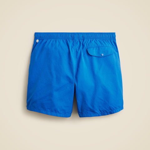 6" swim trunk in jacquard