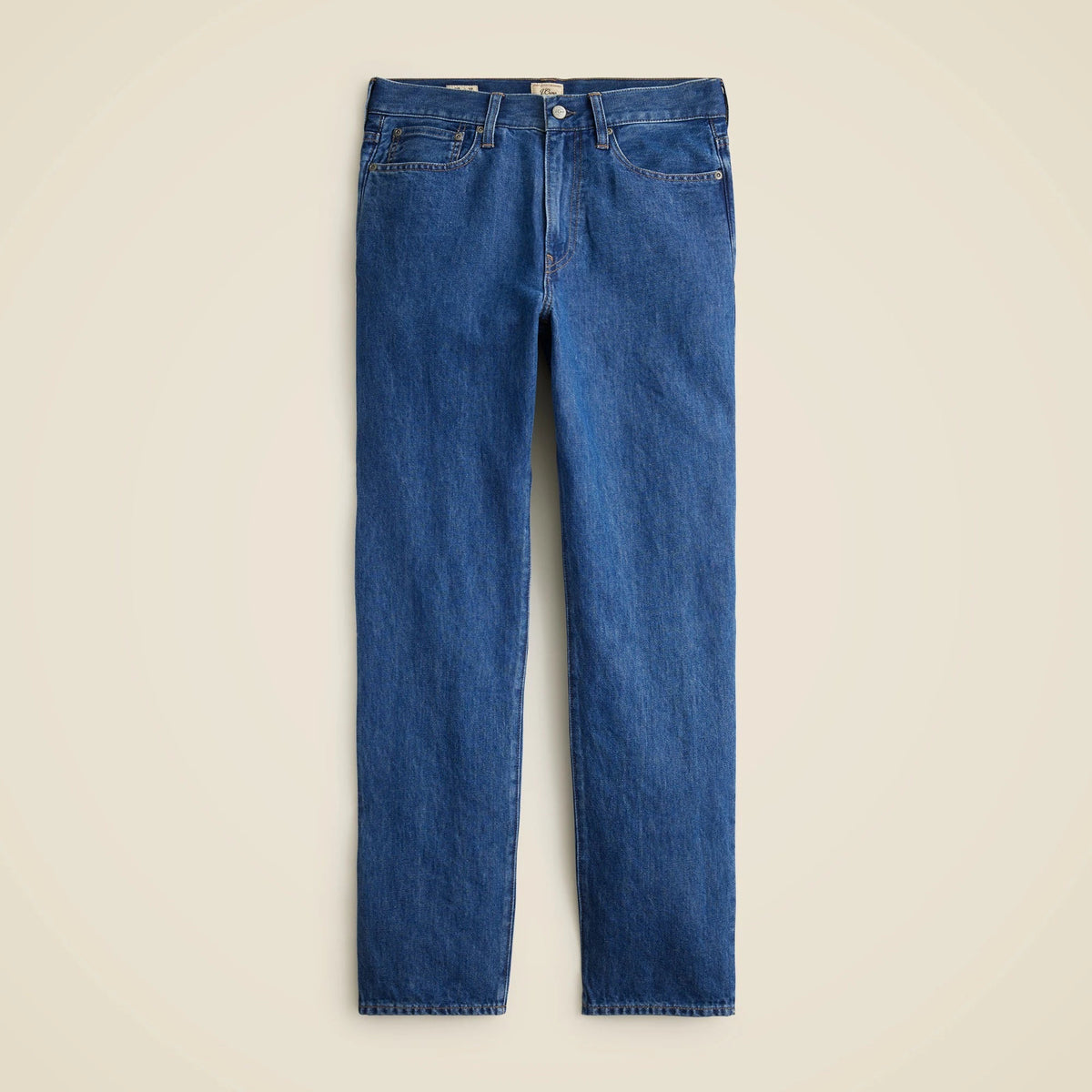 Classic summerweight jean in cotton-linen blend
