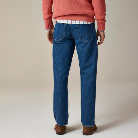 Classic summerweight jean in cotton-linen blend