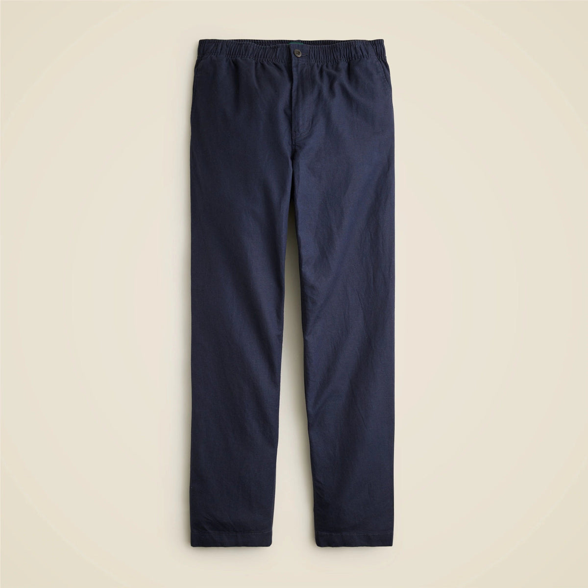 Pier pant in cotton-linen blend canvas