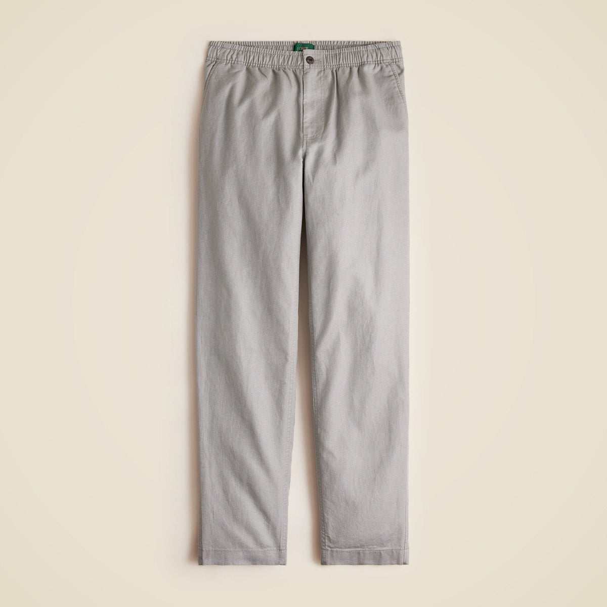 Pier pant in cotton-linen blend canvas