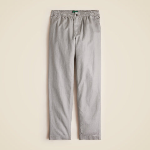 Pier pant in cotton-linen blend canvas