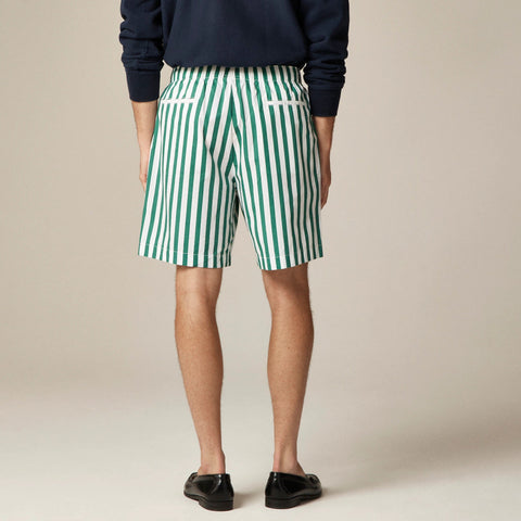 8" Relaxed cotton poplin short