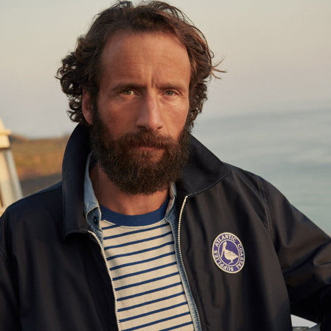 Atlantic Coastal Supplies X J.Crew windbreaker in recycled nylon