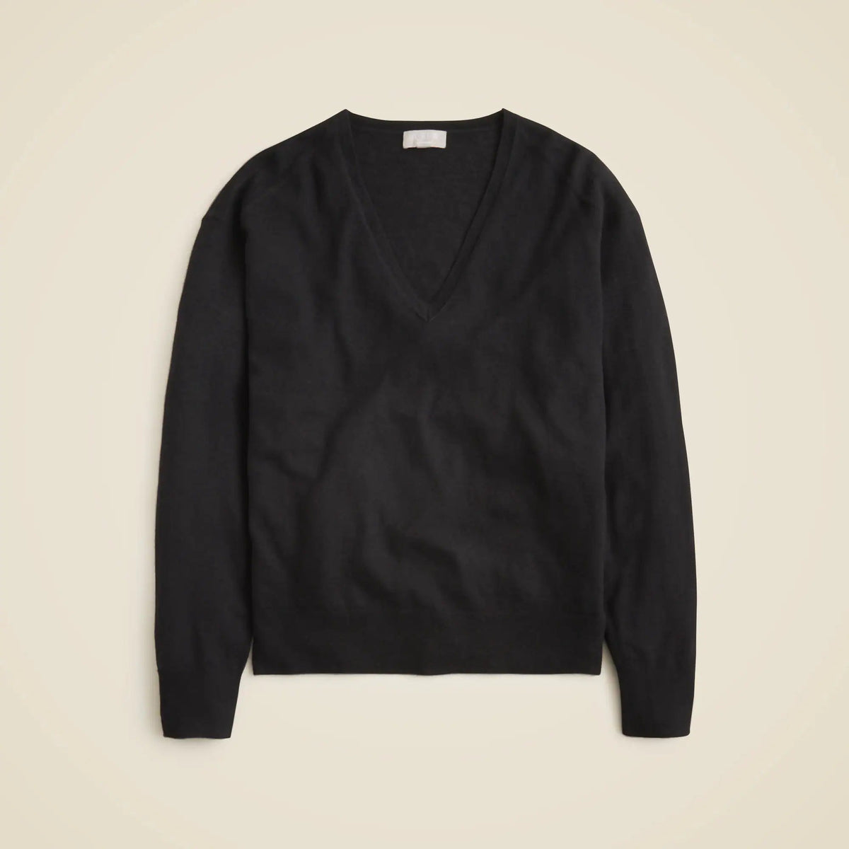 Oversized featherweight cashmere V-neck sweater