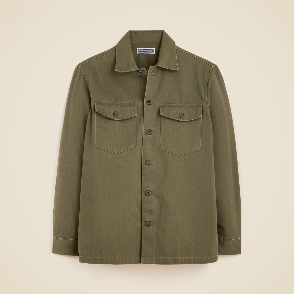 Wallace & Barnes cotton herringbone workshirt