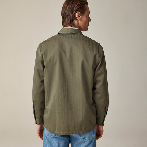 Wallace & Barnes cotton herringbone workshirt