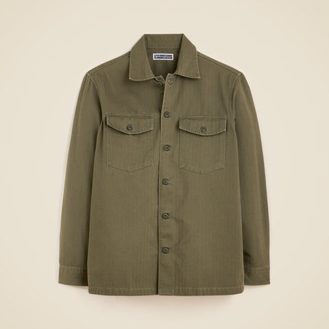 Wallace & Barnes cotton herringbone workshirt