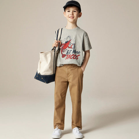 Kids' short-sleeve lobster taco graphic T-shirt