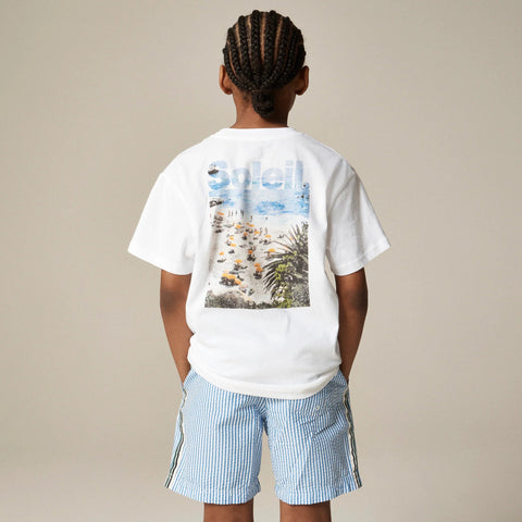 Kids' short-sleeve "Soleil" graphic T-shirt