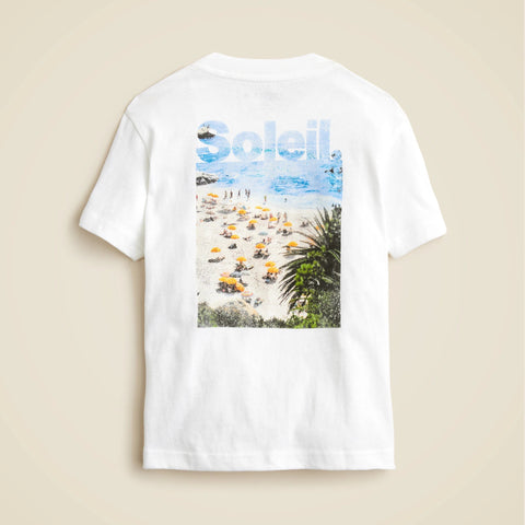 Kids' short-sleeve "Soleil" graphic T-shirt