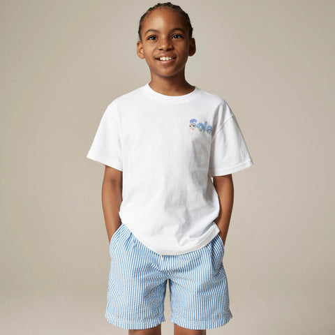Kids' short-sleeve "Soleil" graphic T-shirt