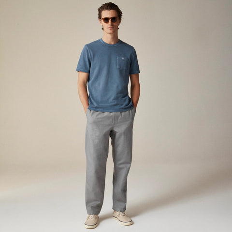 Washed piqué pocket T-shirt