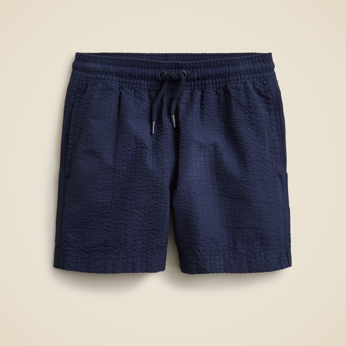 Boys' seersucker swim trunk