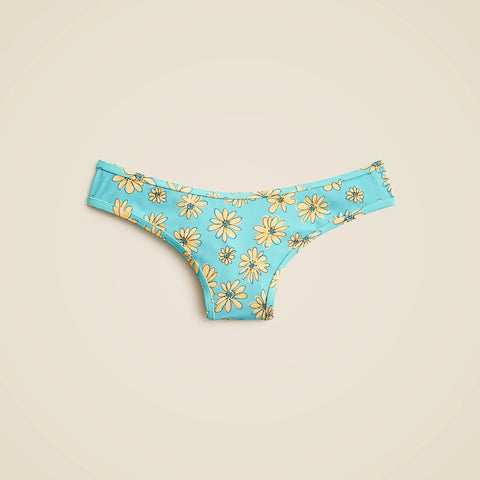 Ronnie bikini bottom in retro daisy print