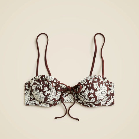 SZ Blockprints™ X J.Crew underwire bikini top