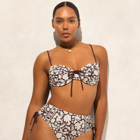 SZ Blockprints™ X J.Crew underwire bikini top