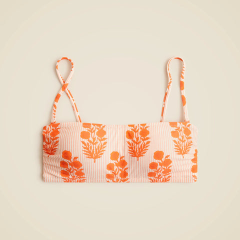 SZ Blockprints™ X J.Crew bandeau bikini top