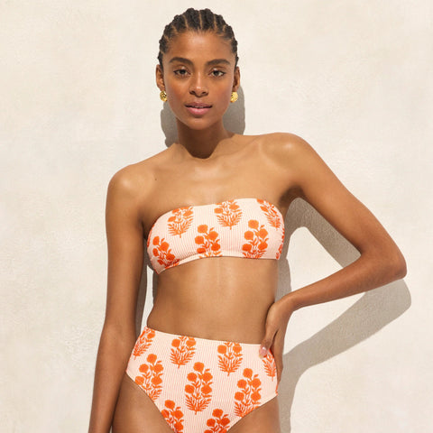 SZ Blockprints™ X J.Crew bandeau bikini top