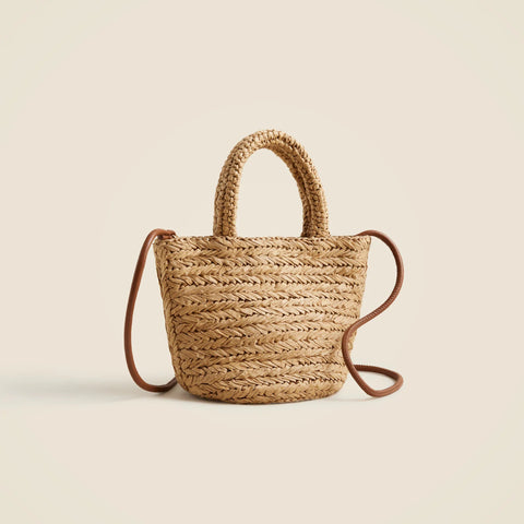 Small Malta handwoven straw bag