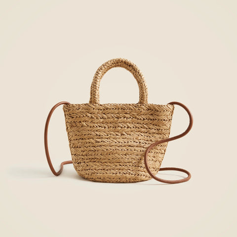Small Malta handwoven straw bag