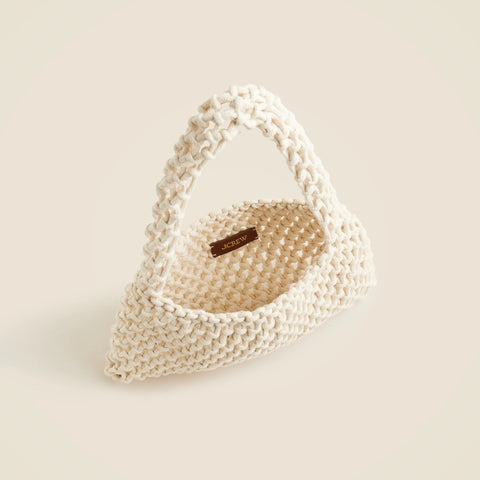 Small Cadiz handknotted shoulder bag