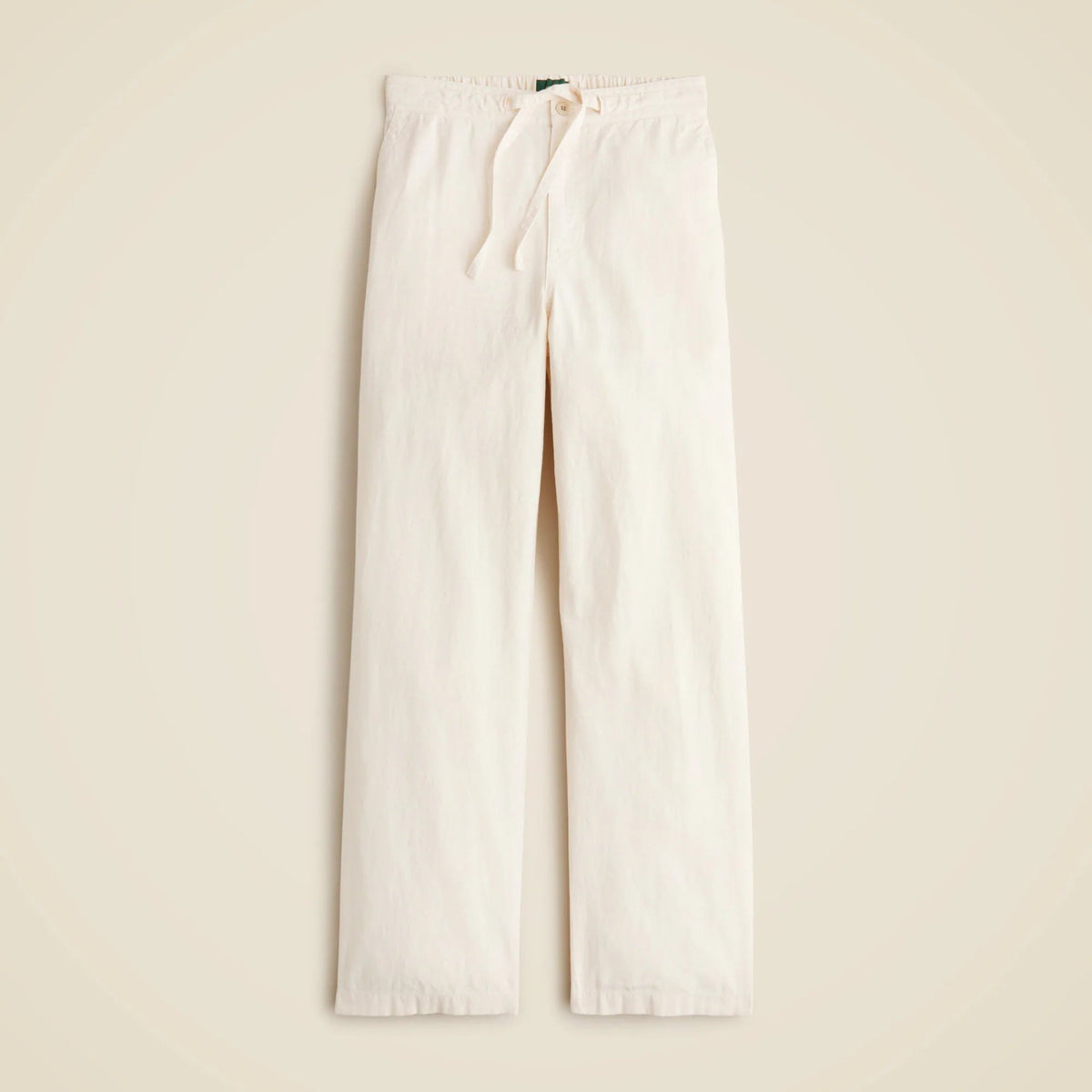 Relaxed-fit drawstring Studio pant in hemp-cotton blend