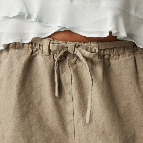 Tall relaxed utility pant in cotton blend