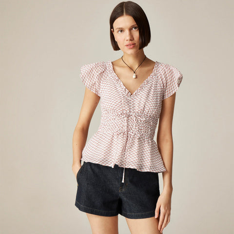 Palermo top in ramie