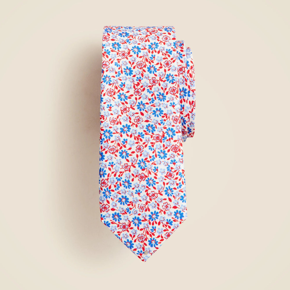 Kids' silk tie in floral